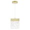 Cwi Lighting Carolina LED Pendant With Gold Leaf Finish 1090P6-1-620 - alternate 1
